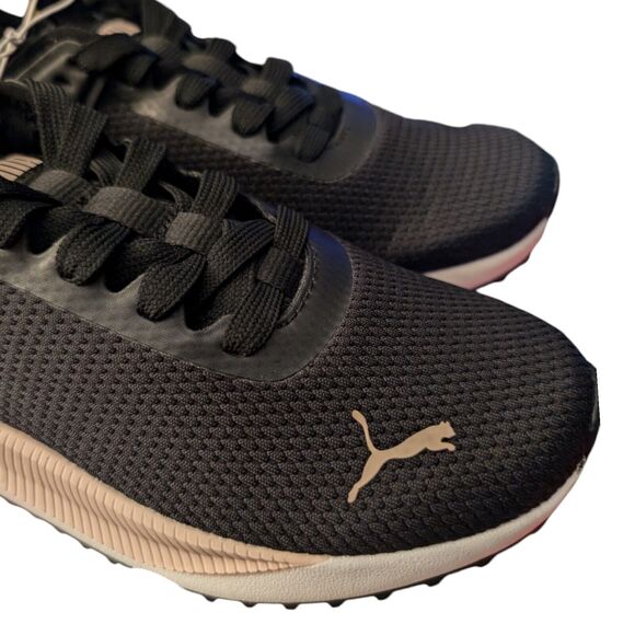 PUMA PC Runner Women's Lightweight Athletic Running Shoe Black Pink - NEW Size 7 - Picture 3 of 6